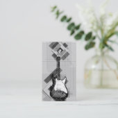 Elegant Musician Visitekaartje (Staand voorkant)