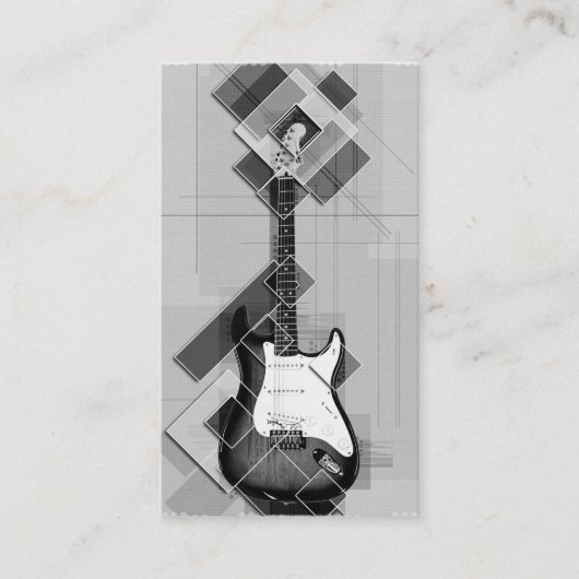 Elegant Musician Visitekaartje (Voorkant)