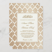 Elegant Muslim bruiloft Uitnodigingen (Voorkant / Achterkant)