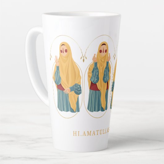 Elegant Muslimah Mug - Salut Amatullah (Angle gauche)
