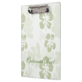 Elegant Muted Sage Hibiscus Pattern Klembord (Links)