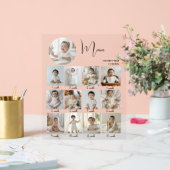 Elegant My First Year Collage Custom Photo (Mariage)