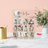 Elegant My First Year Collage Custom Photo (Mariage)