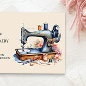 Elegant  naaimachine Visitekaartje