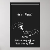 Elegant Nail Salon Wall Art Poster (Voorkant)
