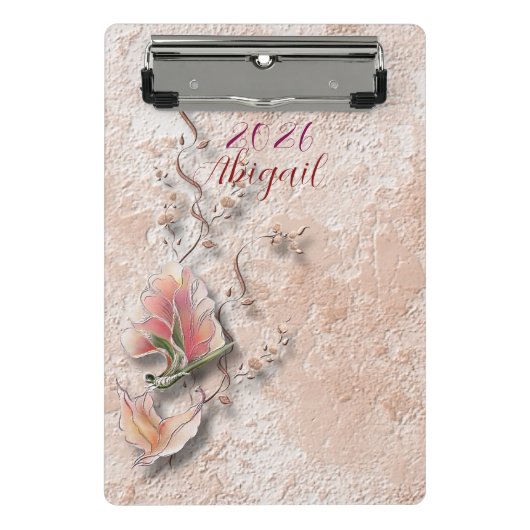 Elegant Nature Embossed mini clipboard  Mini Klembord (Voorkant)