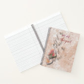 Elegant Nature Embossed spiral notebook Notitieboek (Binnen)