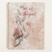 Elegant Nature Embossed spiral planner  (Voorkant)