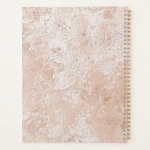 Elegant Nature Embossed spiral planner  (Achterkant)