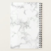 Elegant Nautical Anchor White marmer Planner (Achterkant)