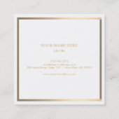 Elegant Nautical Compass Visitekaartje (Achterkant)