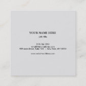 Elegant Nautical Compass Visitekaartje (Achterkant)