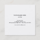 Elegant Nautical Compass Visitekaartje (Achterkant)