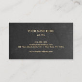 Elegant Nautical Compass Visitekaartje (Achterkant)