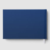 Elegant Navy Blue Calligraphy (Verso)