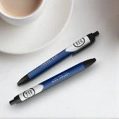Elegant Navy Blue Custom Company Logo Executive Blauwe Inkt Pen