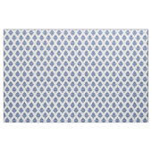 Elegant Navy Blue en White Damask Pattern Stof (Fat Quarter)