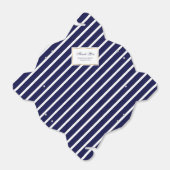 Elegant Navy Blue Gold Weddenschap Hartelijk dank Bedankdoosjes (Uitgevouwen)