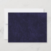 Elegant Navy Blue Velvet RSVP Wedding (Dos)