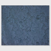 Elegant Navy Lace Cadeaupapier (Vlak)