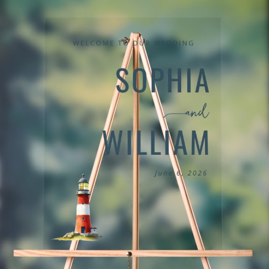 Elegant Navy Lighthouse (Neutre)