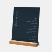 Elegant Navy Minimalist Bar Menu (Angle)