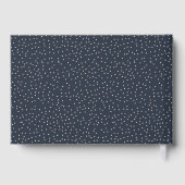 Elegant Navy Polka Dots (Verso)