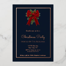 Elegant Navy & Rose Goud Kerstfeest