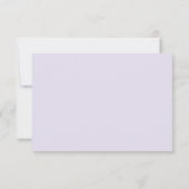 Elegant Navy RSVP Card (Dos)