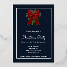 Elegant Navy & Zilver Kerstfeest