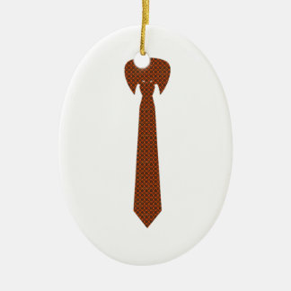 Elegant necktie keramisch ornament