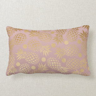 elegant nep faux gouden ananas patroon polka stipp kussen
