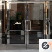 Elegant net getrouwd Getaway auto Raamsticker (Kantoordeur)