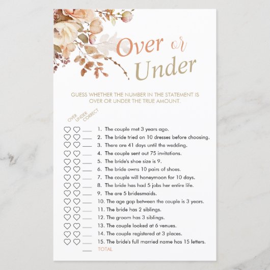 Elegant neutraal bloemig over of onder douche spel (Voorkant)