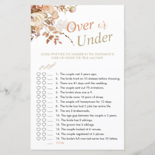 Elegant neutraal bloemig over of onder douche spel