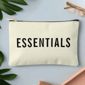Elegant Neutral Essentials Zwart Typografie Etui