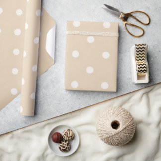 Elegant Neutral Minimalist Cadeaupapier