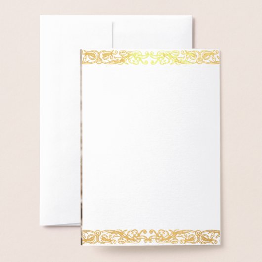 Elegant New Orleans Weddenschap Folie Kaarten (Met envelop)