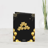 Elegant New Year Eve Party Invitation Card (Dos)