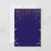 Elegant New Year's Eve Dinner Party Invitation (Dos)