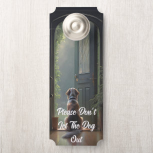 Elegant Niet Laten Uitlopen Hond Ophangbord