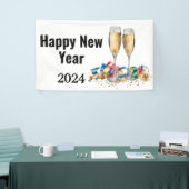 Elegant nieuwjaarsfeest spandoek (Beurs)