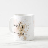 Élégant Ninety Et Fabuleux 90E Anniversaire Mug Ca (Devant gauche)