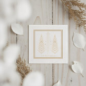 Élégant Noël de pin À feuillage persistant moderne