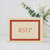 Élégant Noël Or RSVP (Debout devant)