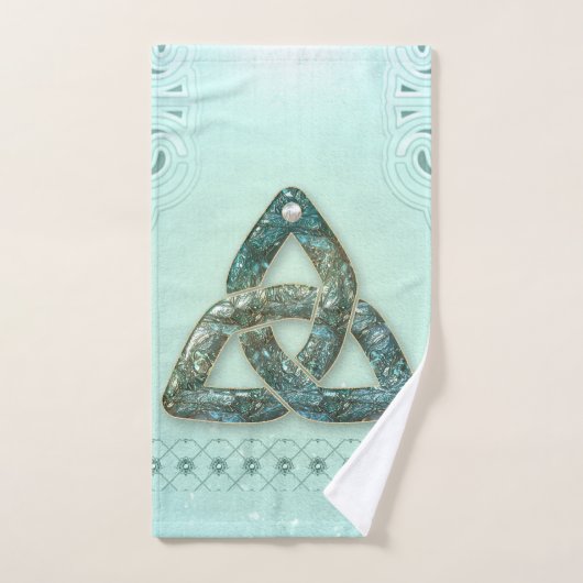 Élégant noeud céleste (Serviette à main)