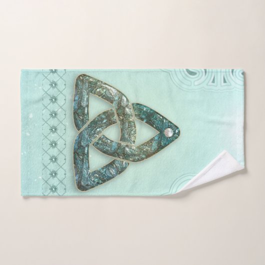 Élégant noeud céleste (Serviette à main)