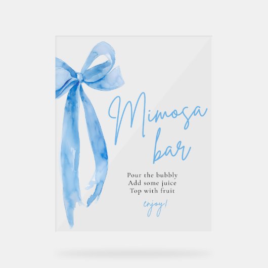 Elegant Nœud Papillon Bleu Elle Se Marie Bar Mimos (Recto)