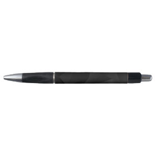 Élégant noir Nom personnalisé Stylo à bille