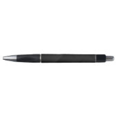 Élégant noir Nom personnalisé Stylo à bille (Devant)